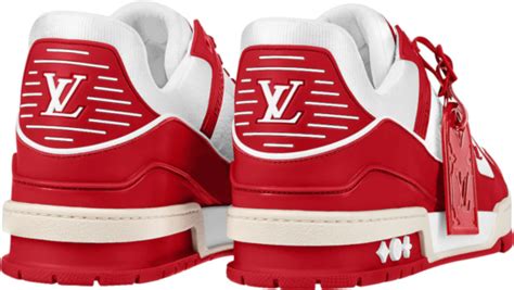 louis vuitton red sneakers 2015|louis vuitton lv monogram sneakers.